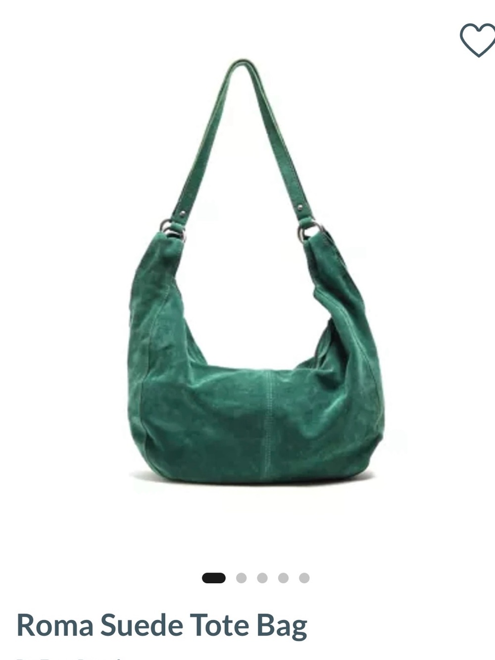Free People suede tote